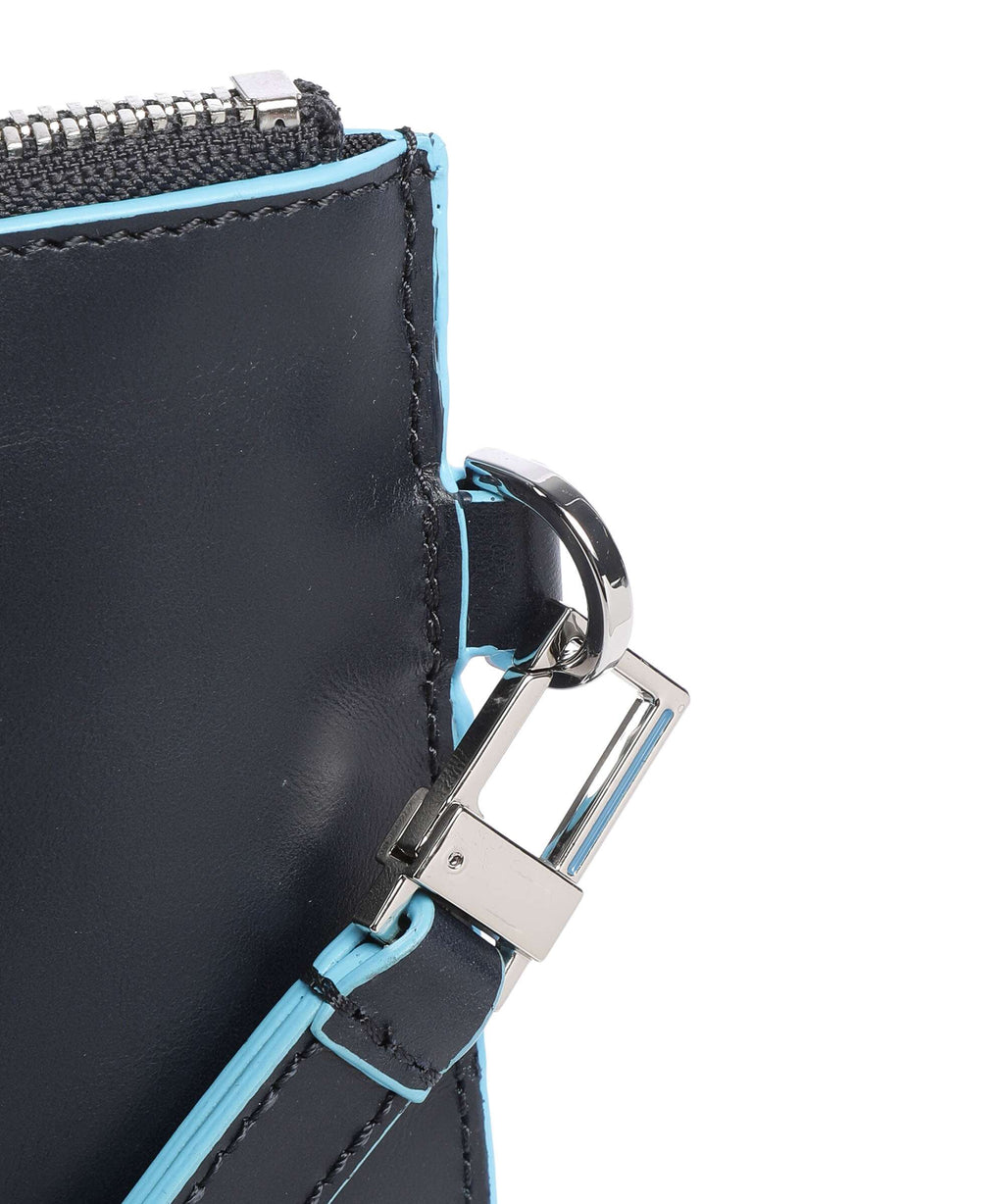Piquadro Blue Square Wristlet blue