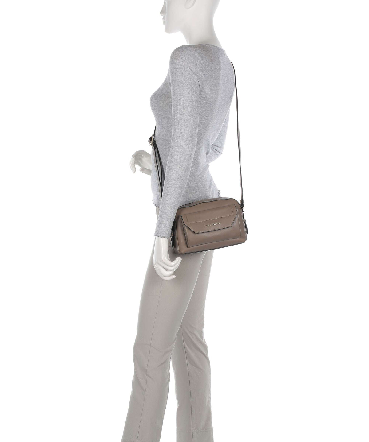Piquadro Circle Crossbody bag tortora