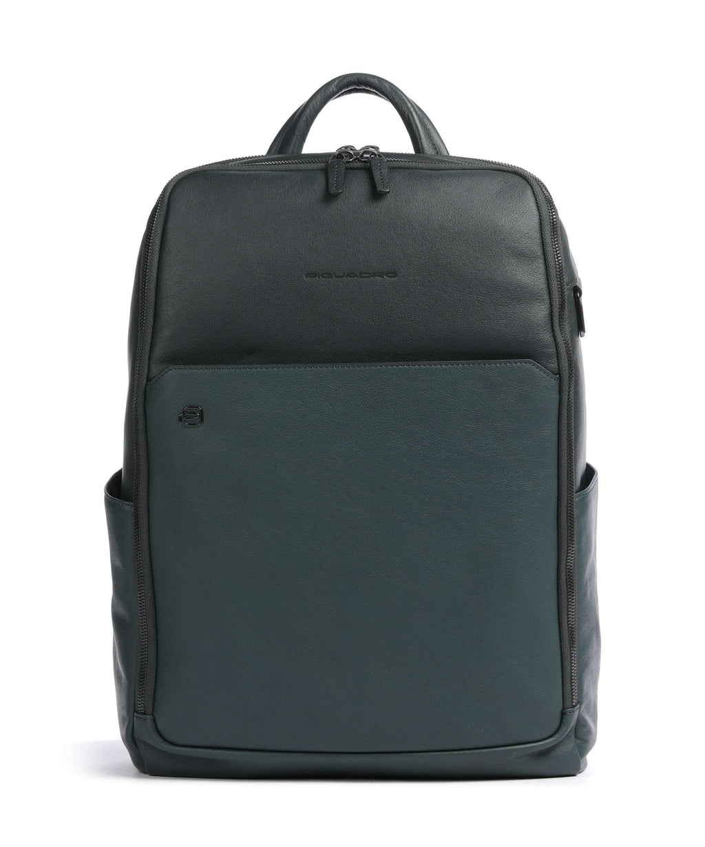 Piquadro Black Square Backpack verde bosco/verde oliva
