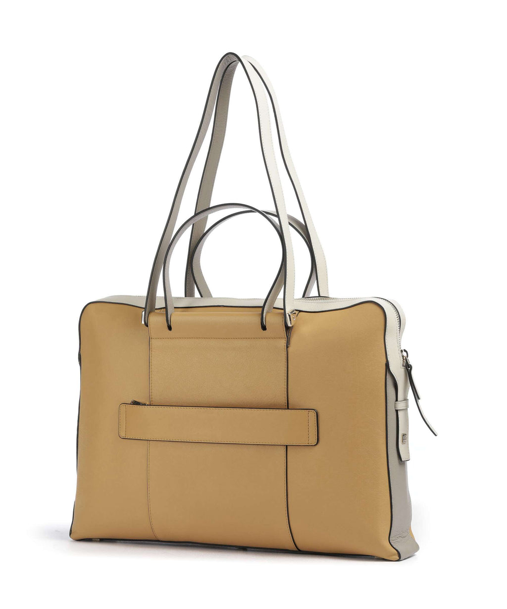 Piquadro W92 Briefcase yellow/beige