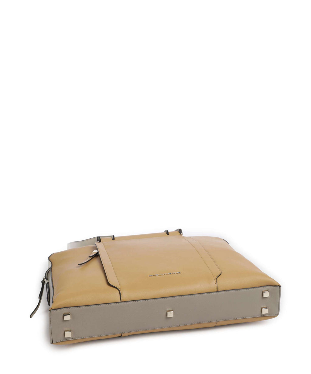 Piquadro W92 Briefcase yellow/beige