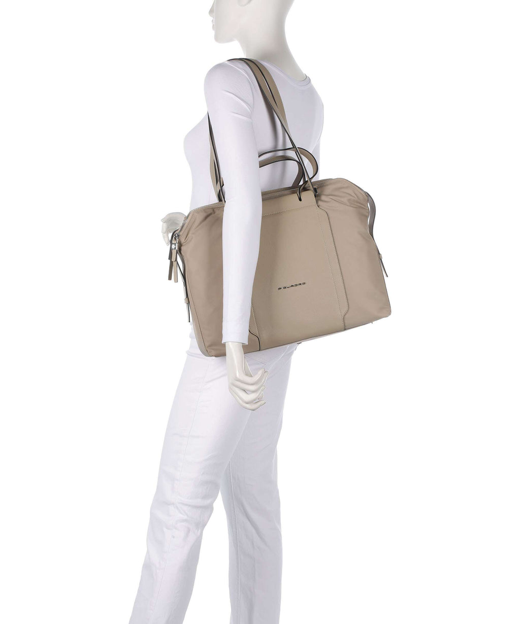 Piquadro W92T Tote bag beige
