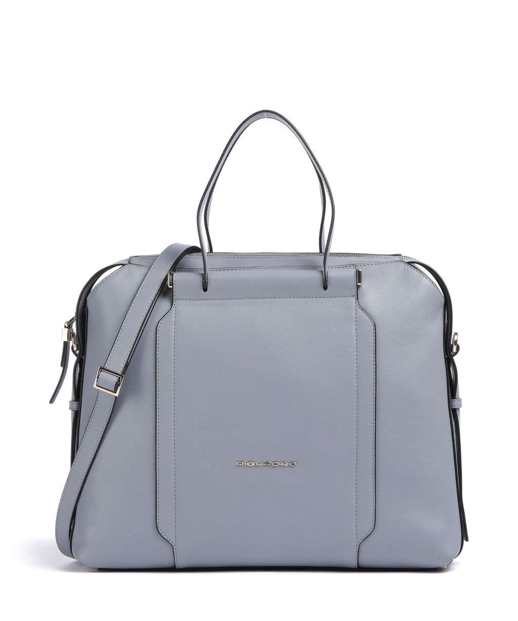 Piquadro Circle Briefcase light blue