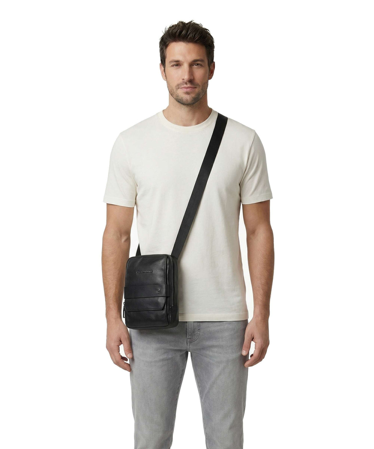 Piquadro Solm Crossbody bag black