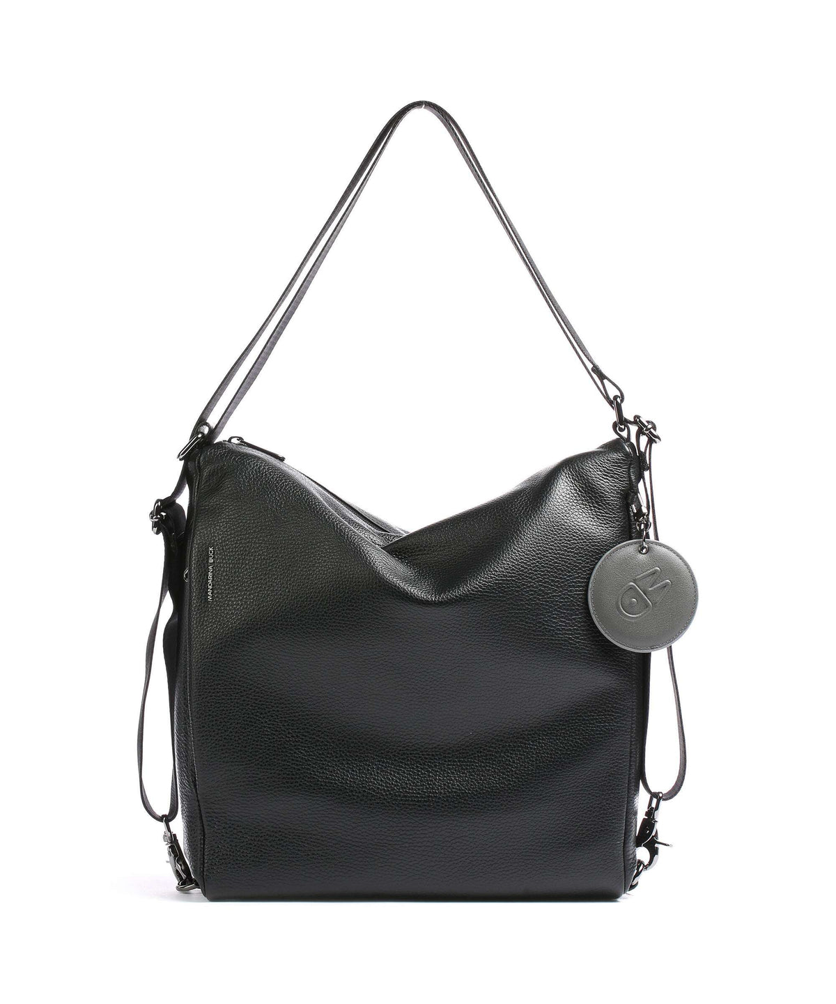 Mandarina Duck Mellow Leather Backpack bag nero
