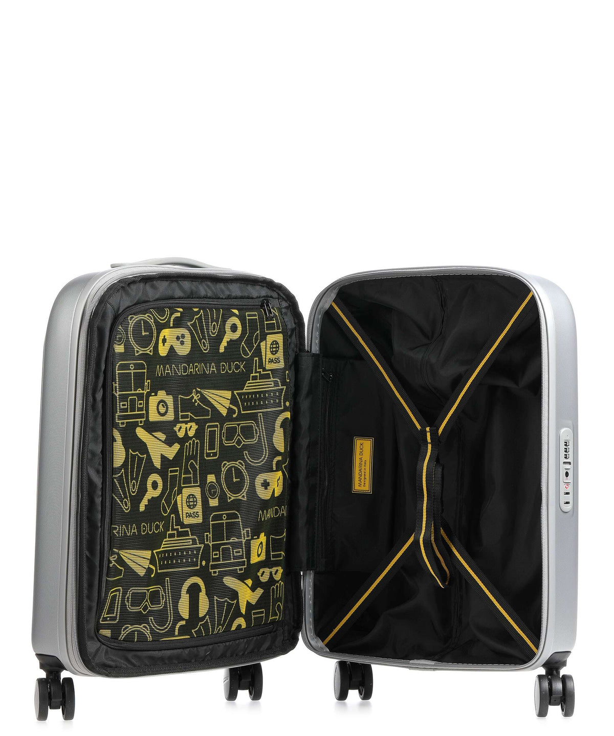 Mandarina Duck Logoduck+ Spinner (4 wheels) silver