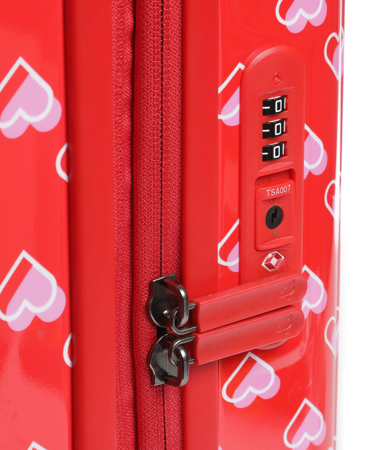 Mandarina Duck Logoduck+ Printed Spinner (4 wheels) gimme love