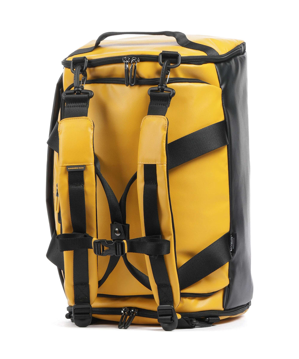 Mandarina Duck Eco Coated Weekend bag duck yellow