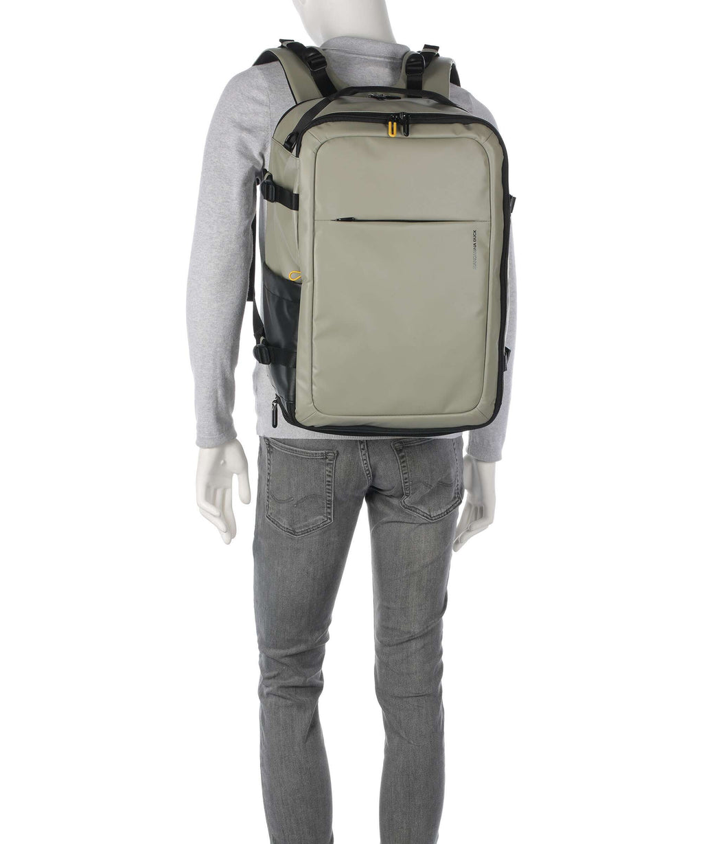 Mandarina Duck Eco Coated Backpack mud