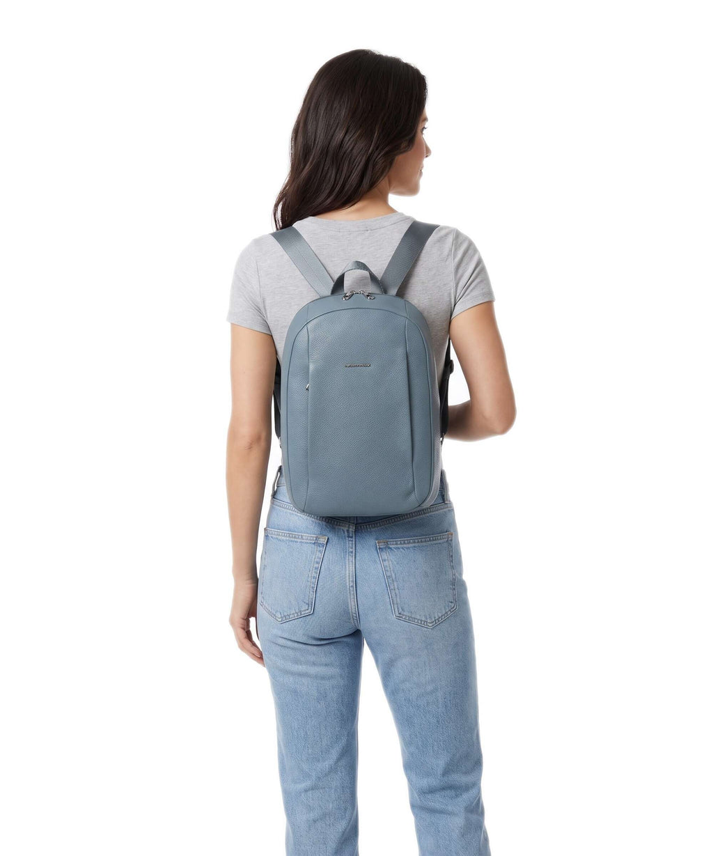 Mandarina Duck Mellow Leather Backpack iron