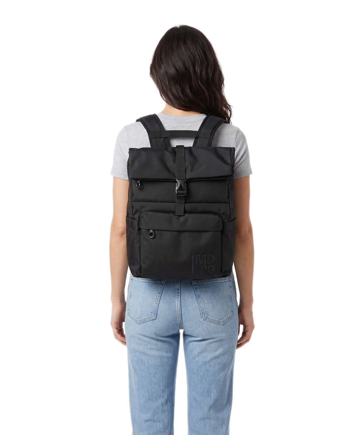 Mandarina Duck MD20 Rolltop backpack black