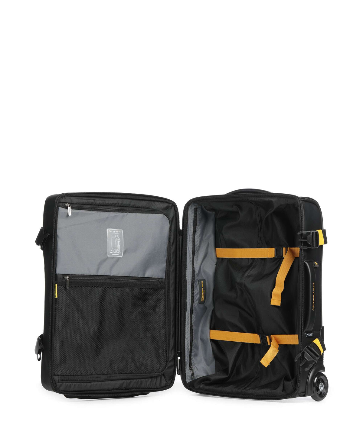 Mandarina Duck Coated Trolley (2 wheels) black