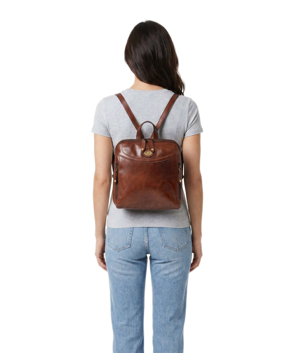 The Bridge Story Donna Backpack marrone