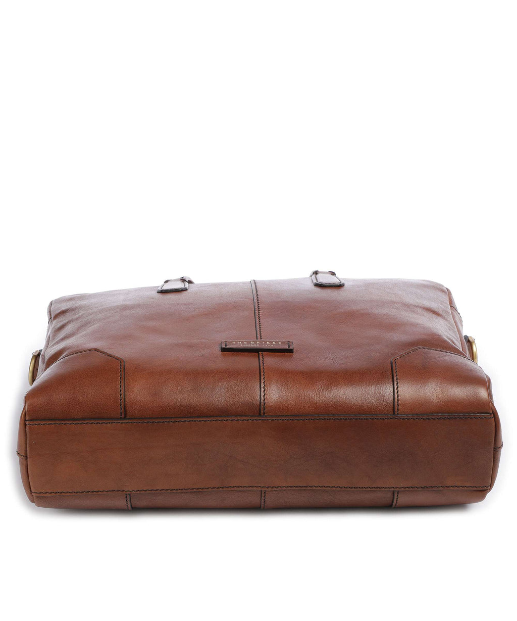 The Bridge Vespucci Briefcase marrone