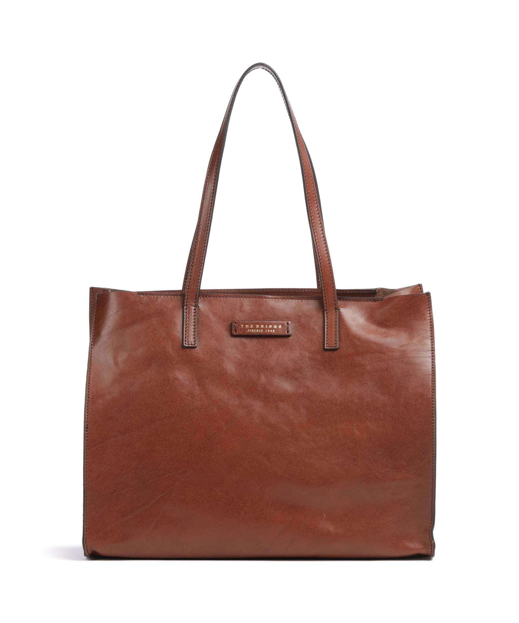 The Bridge Mirra Tote bag marrone