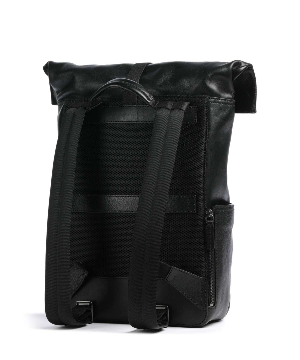 The Bridge Iacopo Rolltop backpack nero