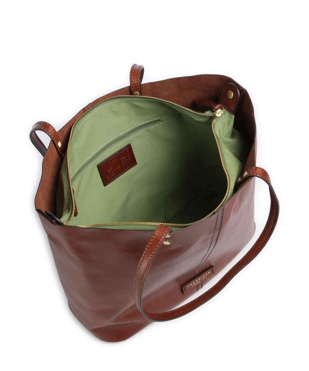 The Bridge Lisa Tote bag marrone
