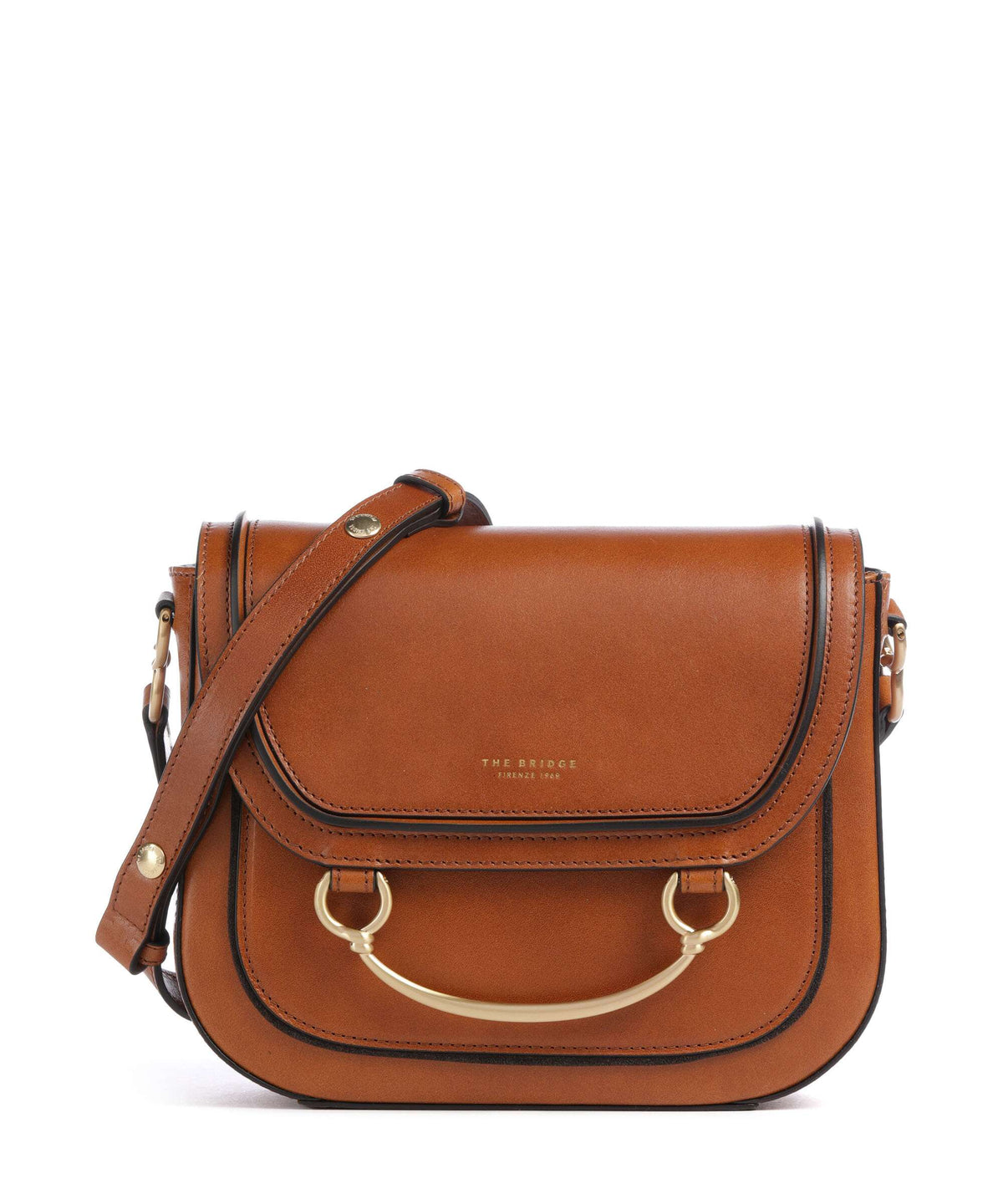 The Bridge Luce Crossbody bag cognac