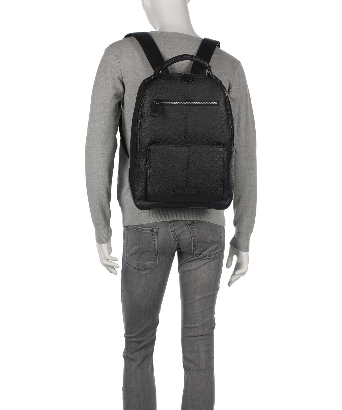 The Bridge Manfredi Backpack nero