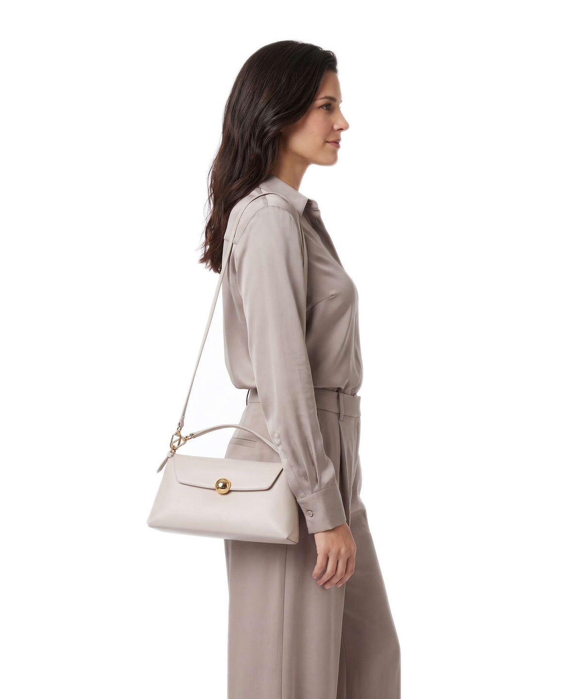 Furla Sfera Soft Mini Crossbody bag lino