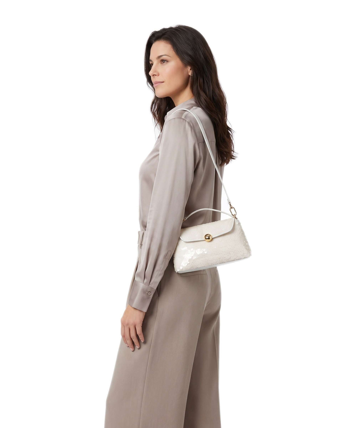 Furla Sfera Soft Mini Crossbody bag talco