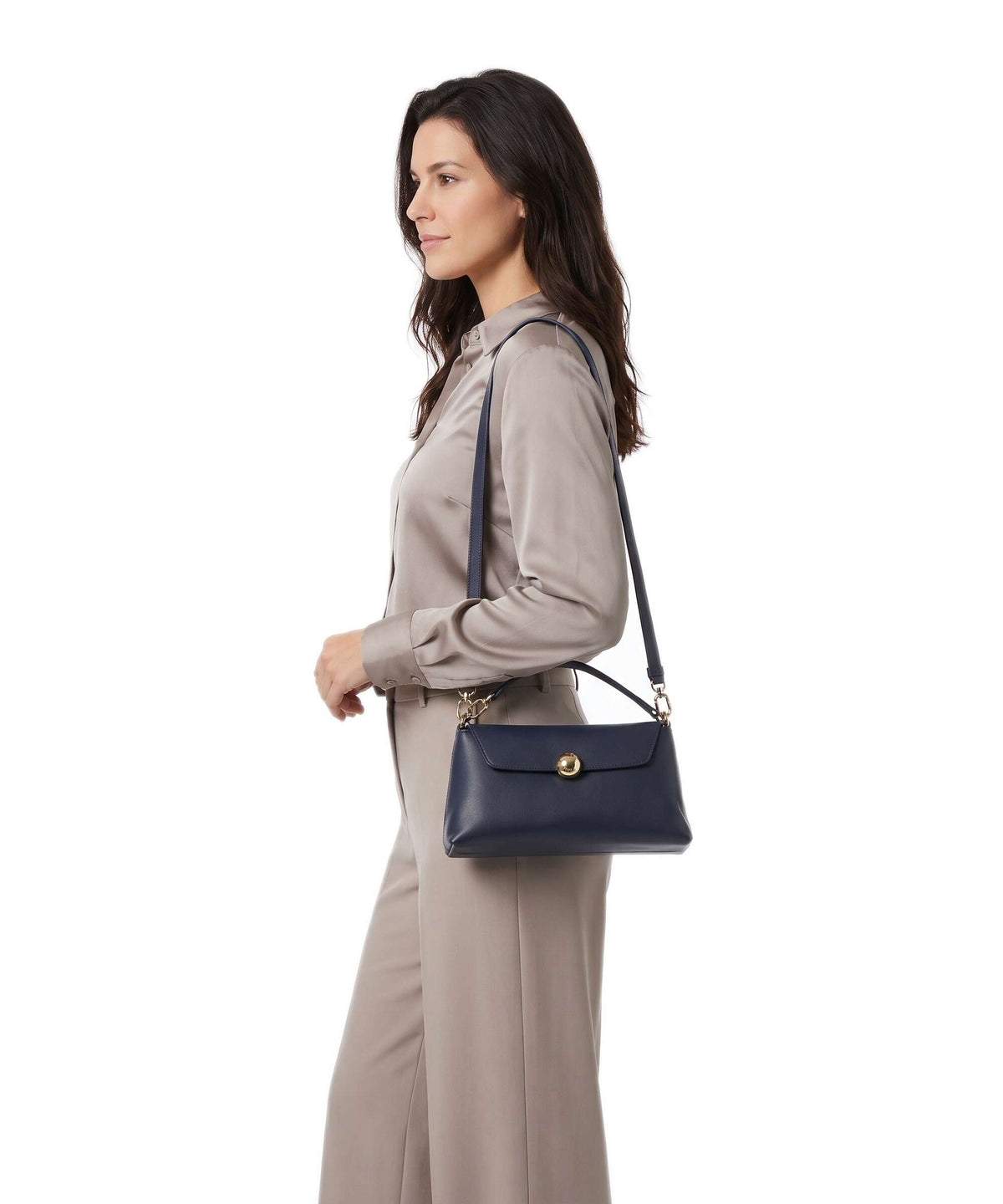 Furla Sfera Soft Mini Crossbody bag ink blue
