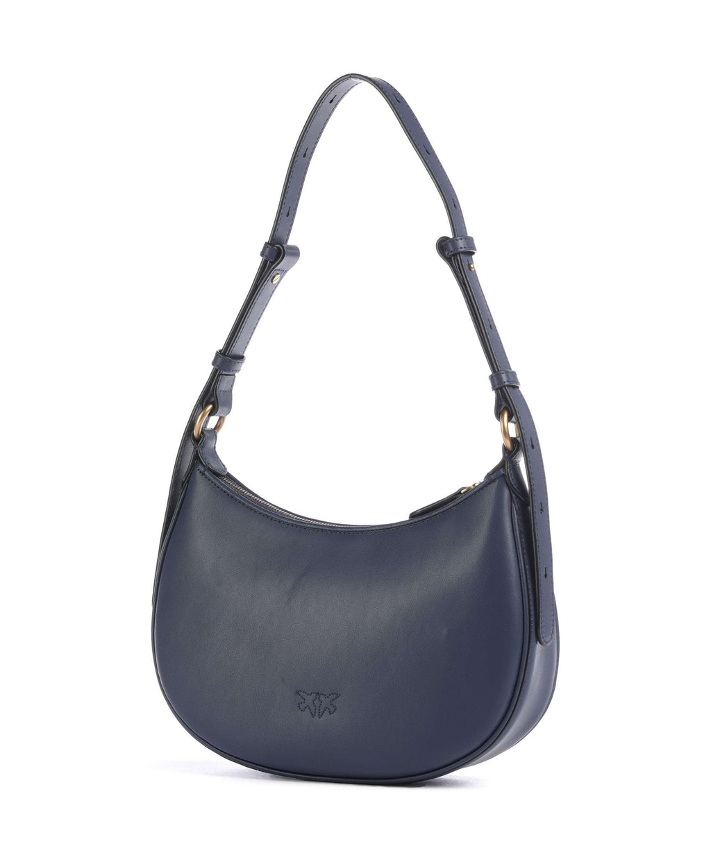 Pinko Half Moon Mini Shoulder bag blu indaco ombroso/antique gold