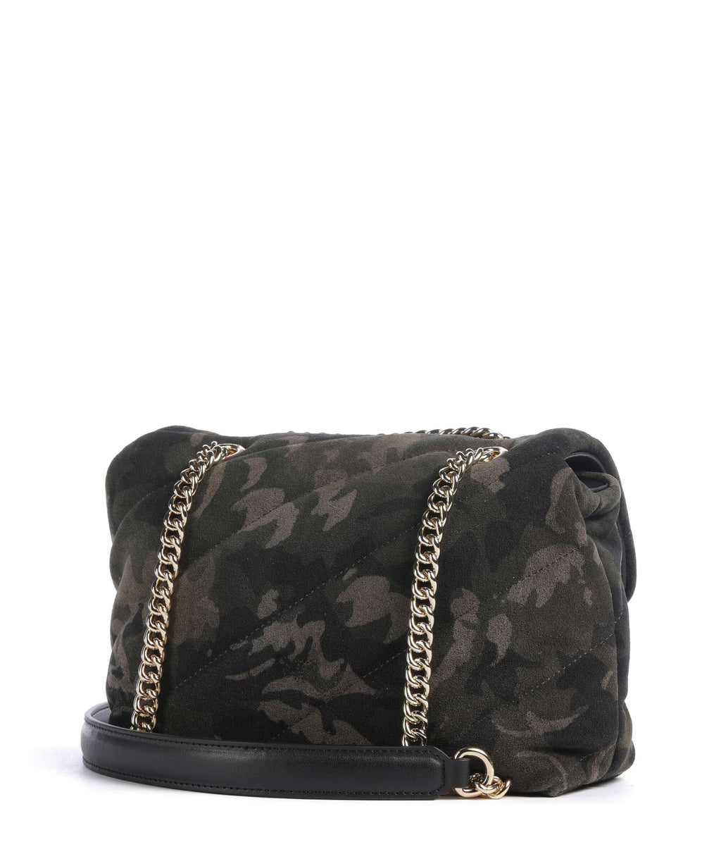 Pinko Love Puff Mini Shoulder bag multicolor/militar green/gold
