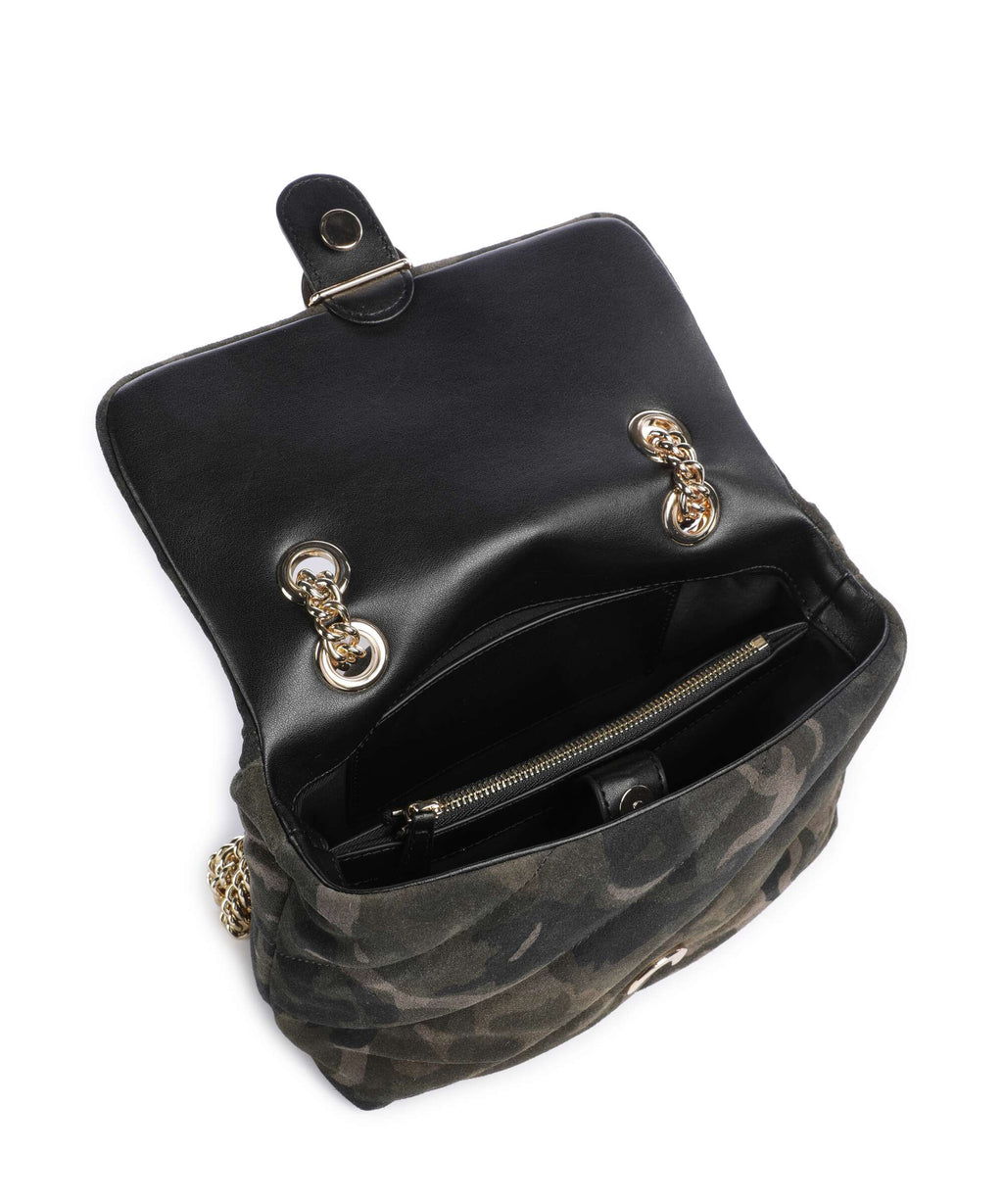Pinko Love Puff Mini Shoulder bag multicolor/militar green/gold