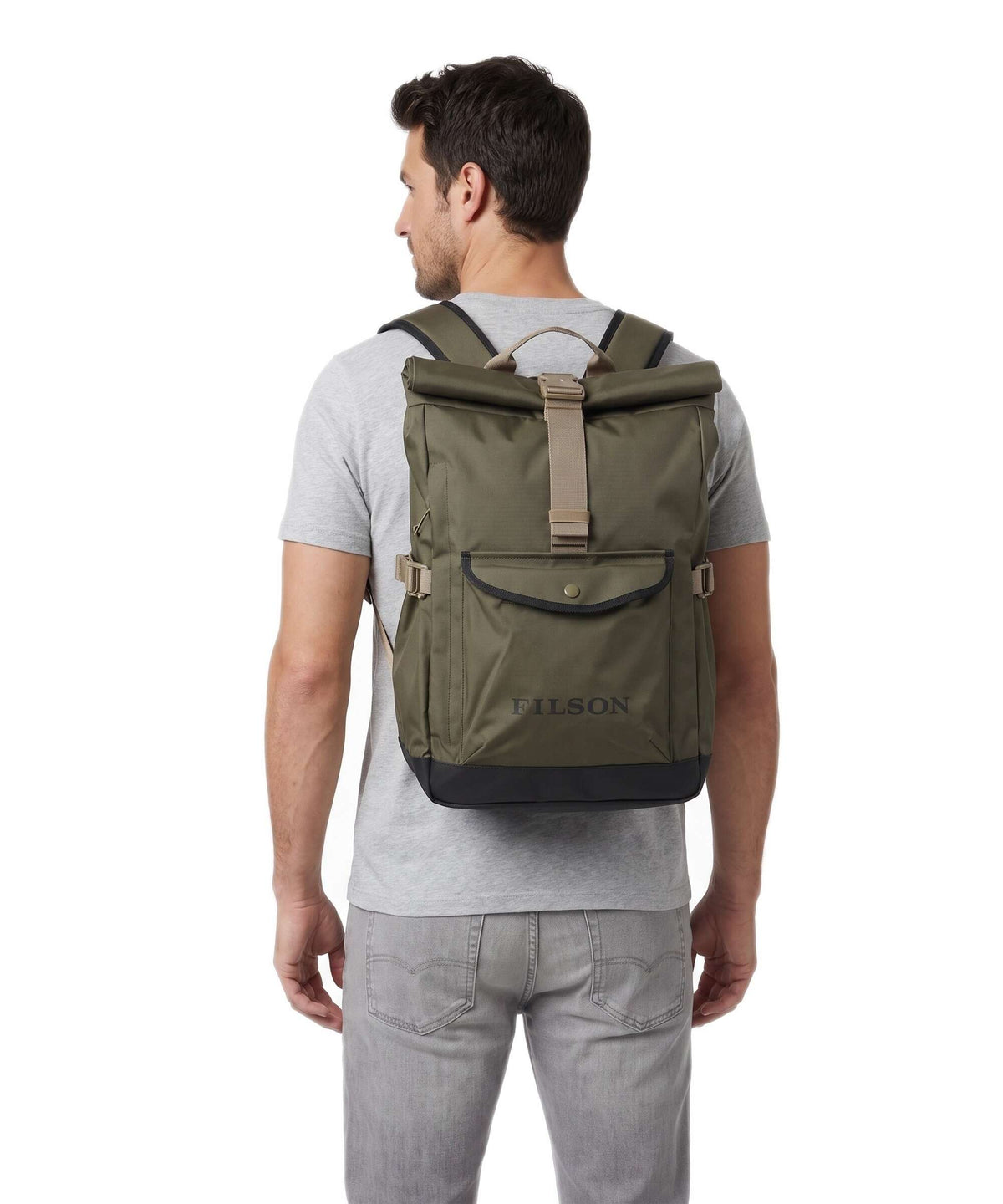 Filson Printed Shrub Backpack olive