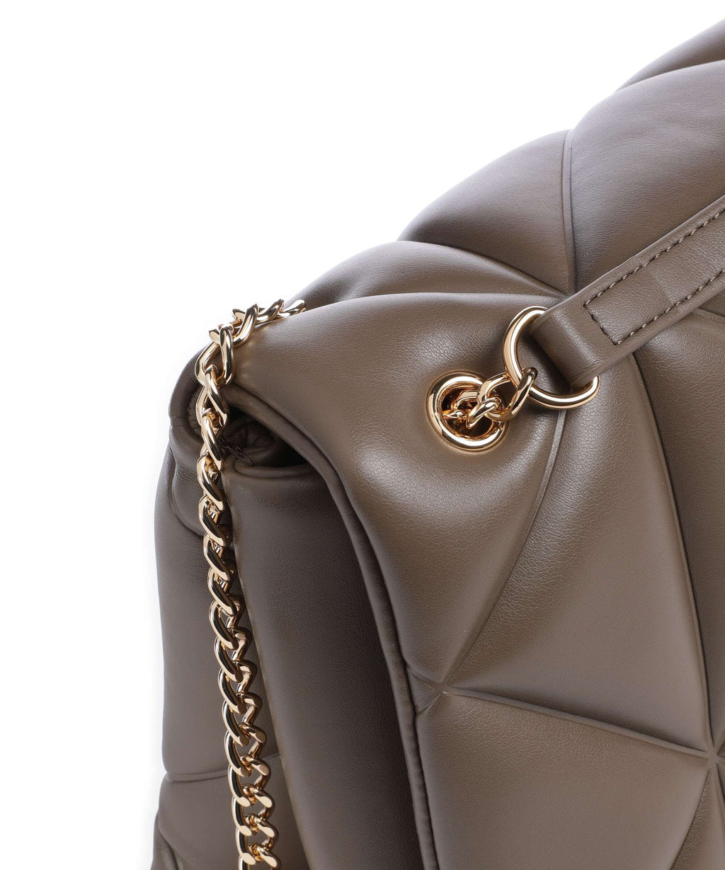 Love Moschino Embossed Q Shoulder bag mud