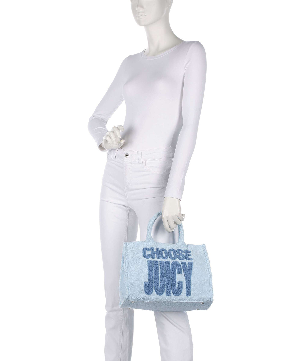 Juicy Couture Iris Toweling M Handbag light alaskan blue