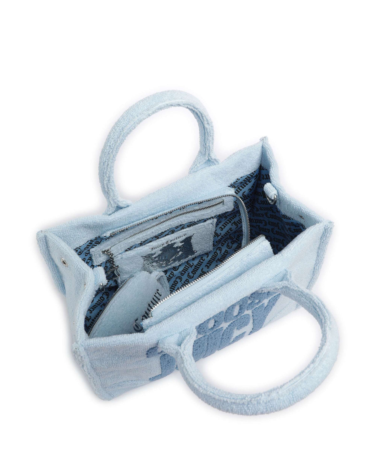 Juicy Couture Iris Toweling M Handbag light alaskan blue
