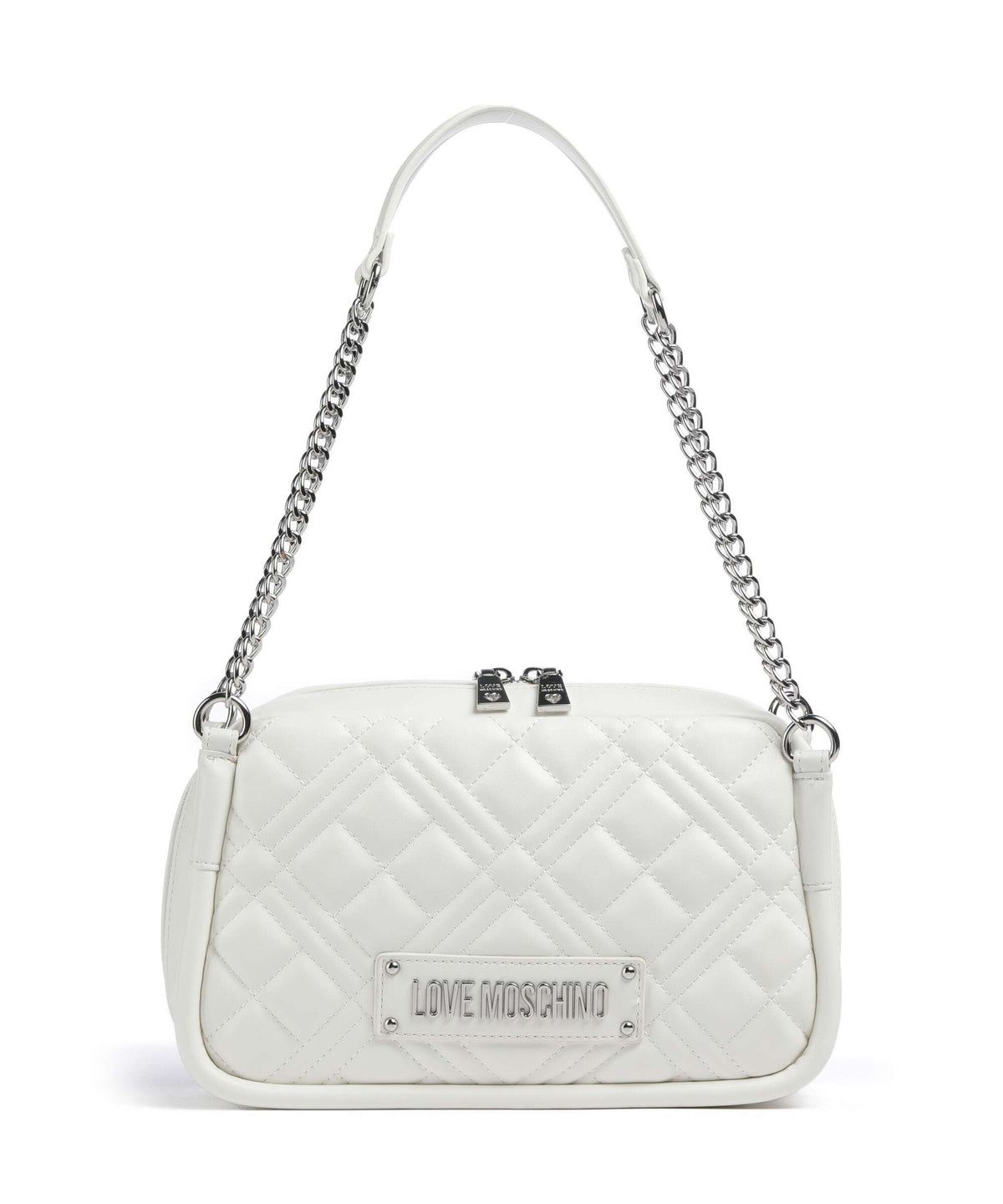 Love Moschino Quilted Shoulder bag bianco