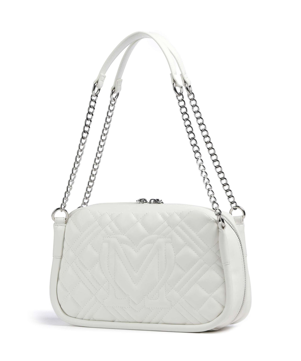Love Moschino Quilted Shoulder bag bianco