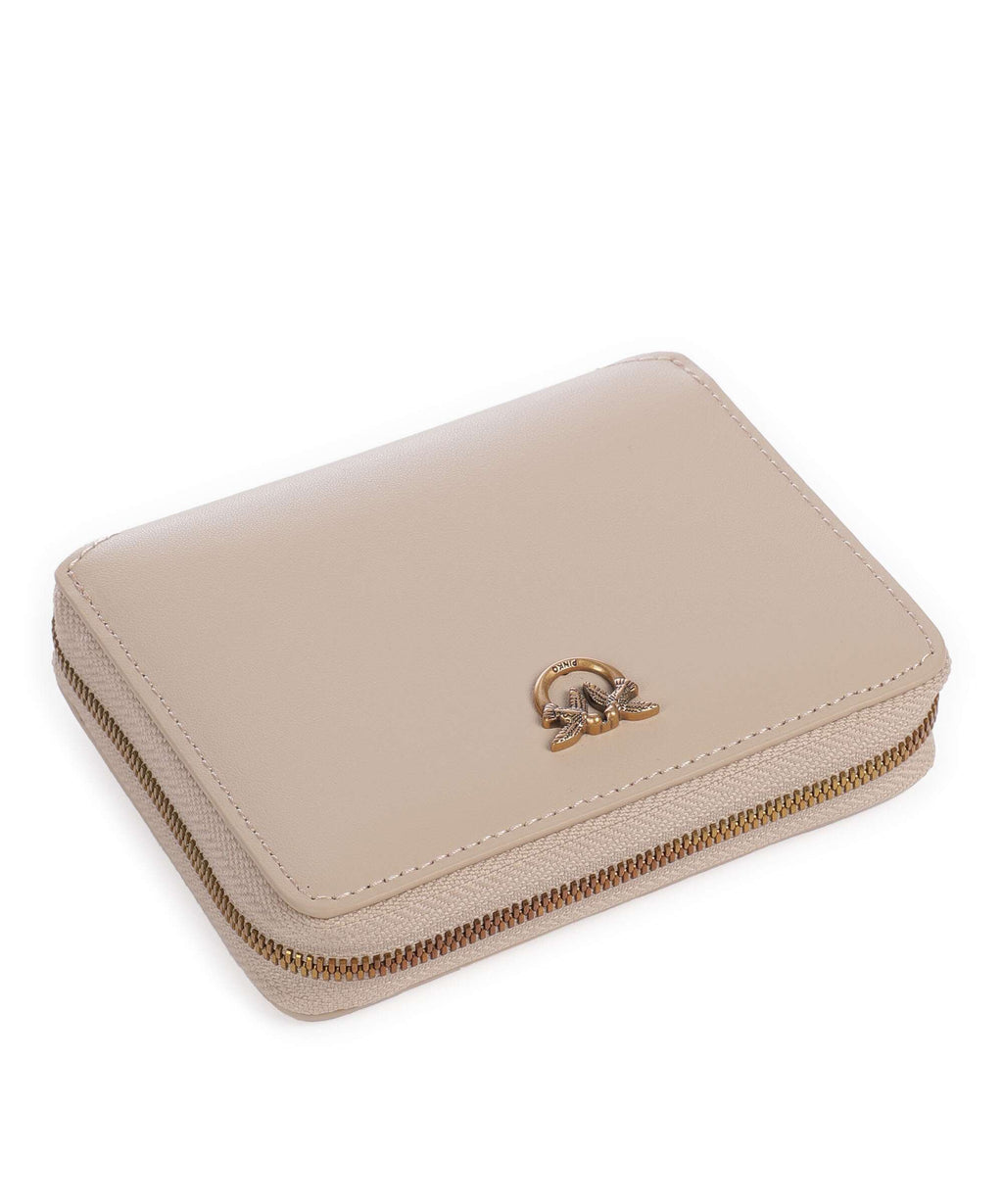 Pinko Taylor Wallet beige/grigio fumo/antique gold