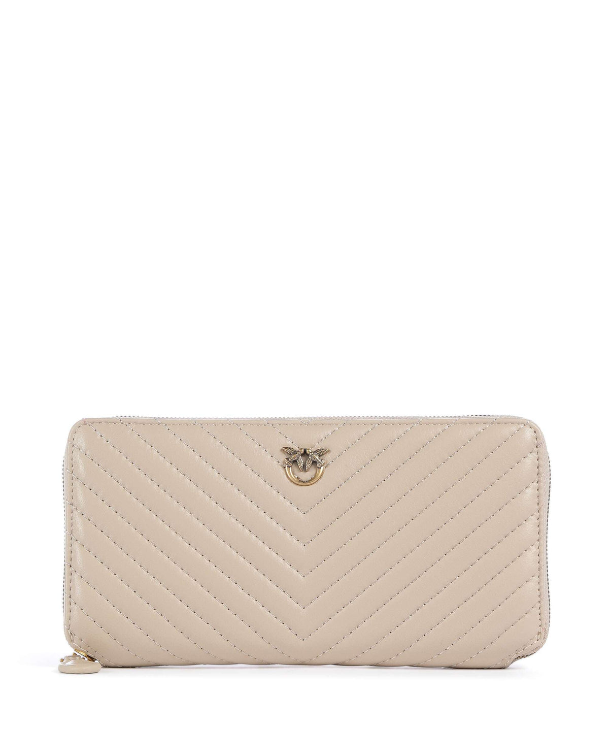 Pinko Ryder Wallet beige/grigio fumo/antique gold