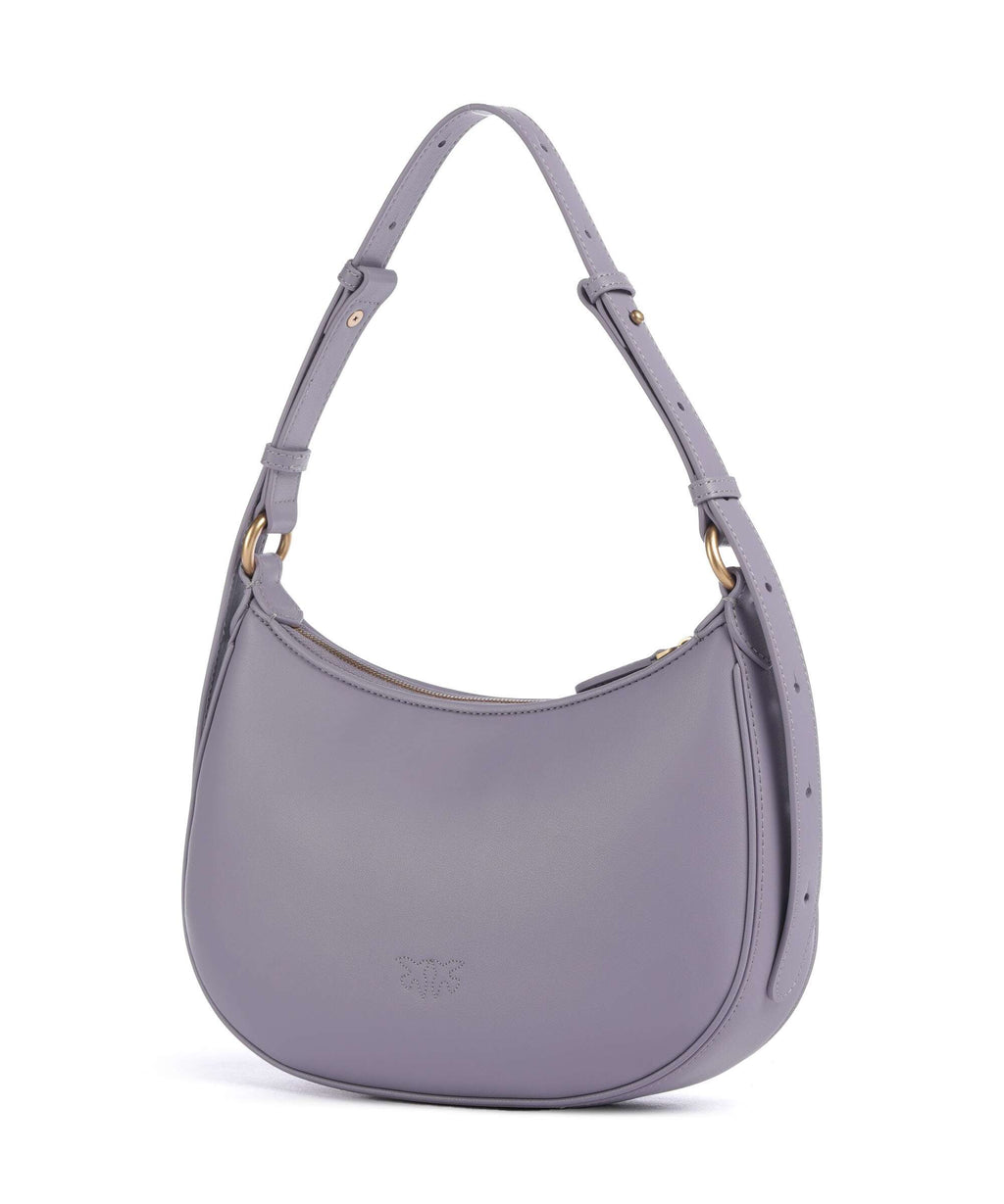 Pinko Half Moon Mini Shoulder bag cenerre viola/antique gold