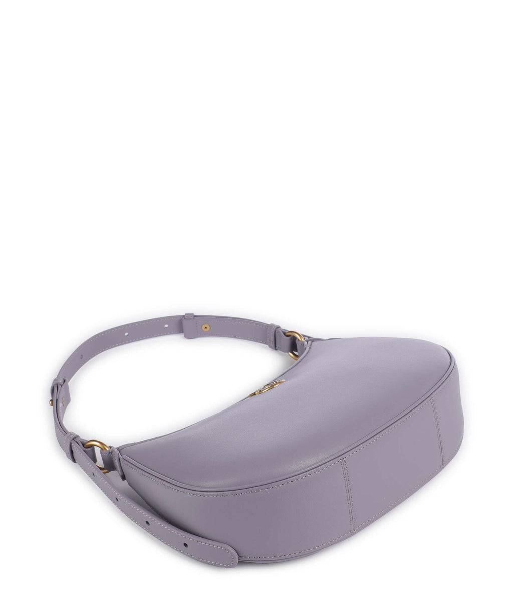 Pinko Half Moon Mini Shoulder bag cenerre viola/antique gold