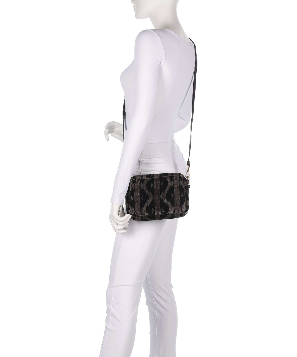 Campomaggi Shoulder bag grigio/panna