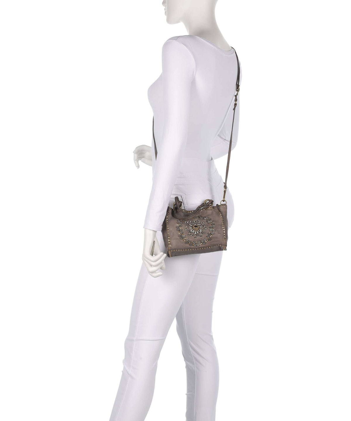 Campomaggi Crossbody bag cemento