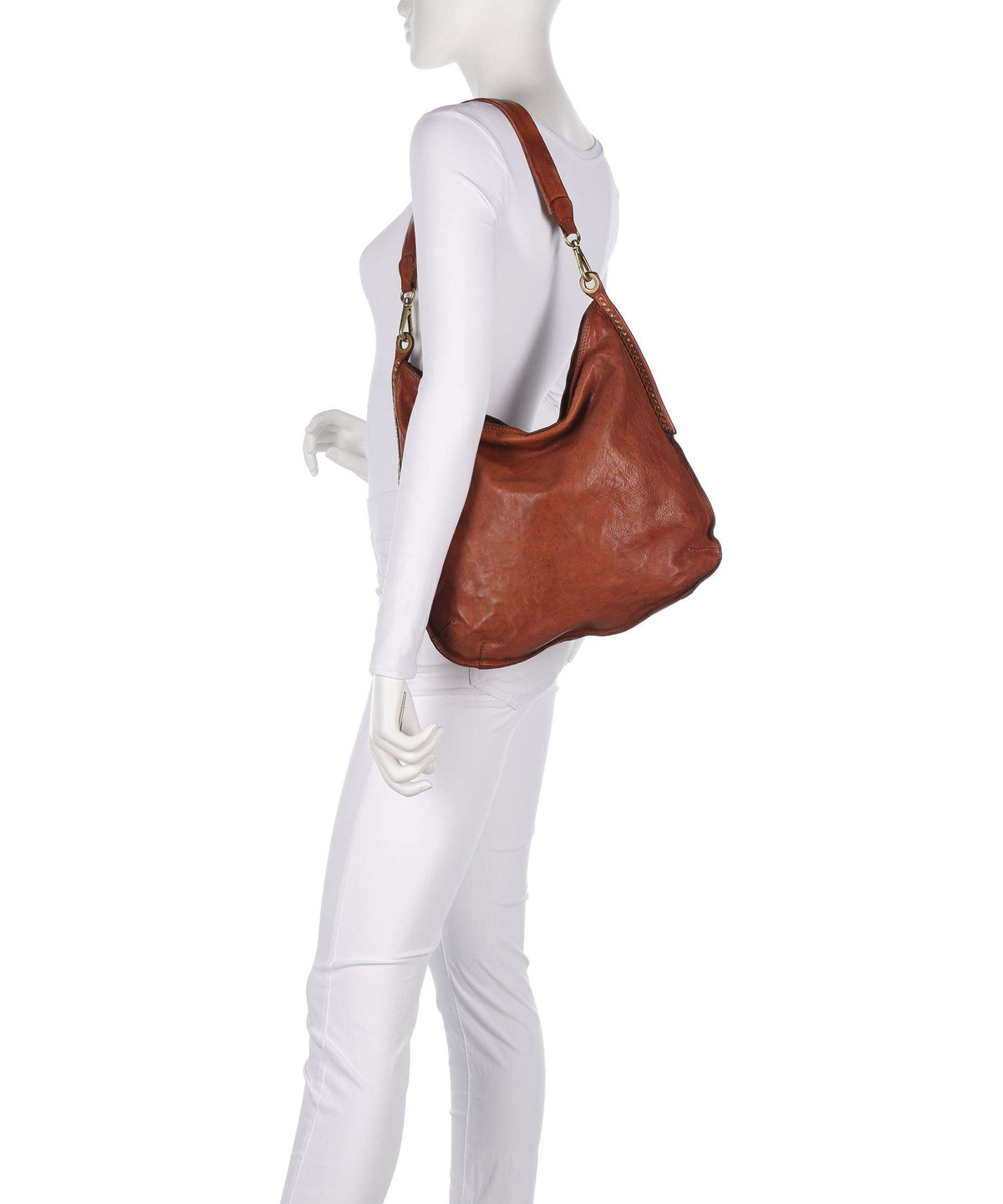 Campomaggi Hobo bag cognac