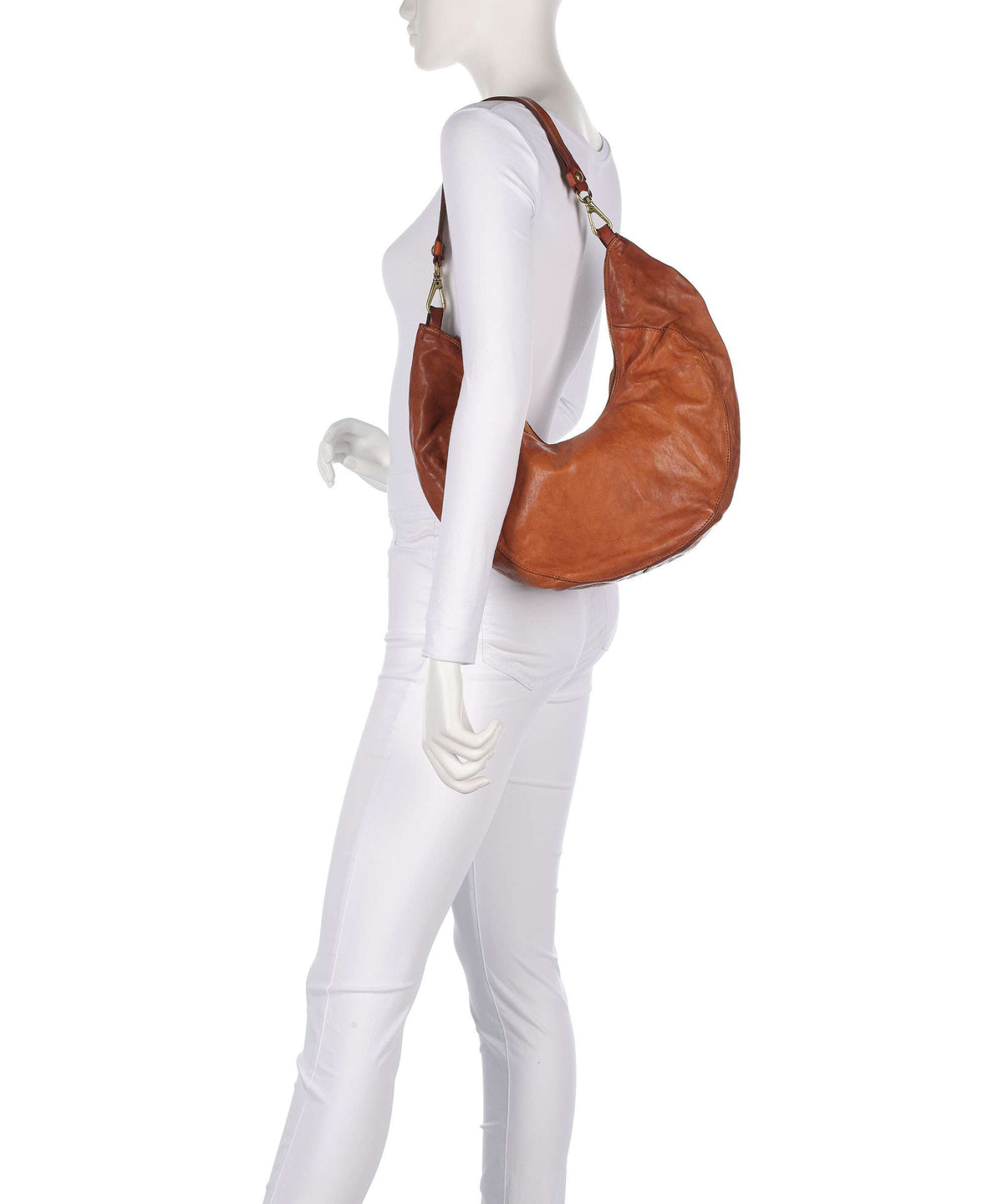 Campomaggi Hobo bag cognac