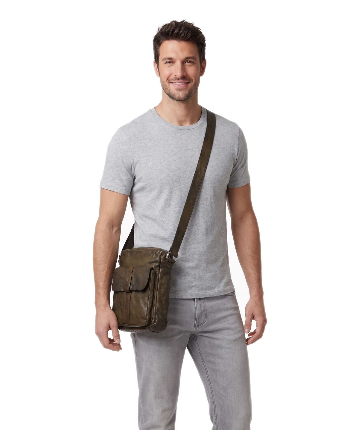 Campomaggi Crossbody bag verde militare