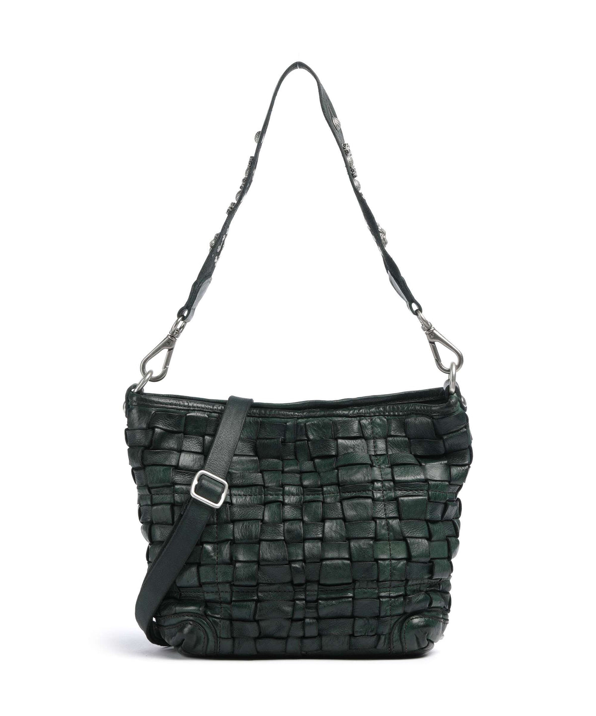 Campomaggi Hobo bag green bottle
