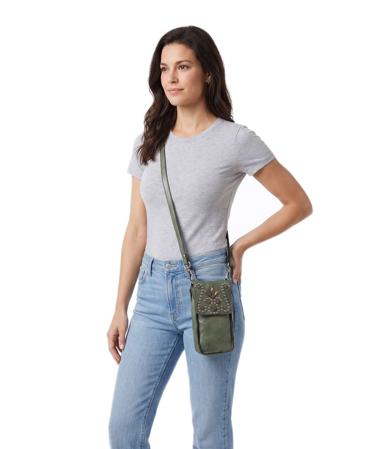 Campomaggi Phone bag lake