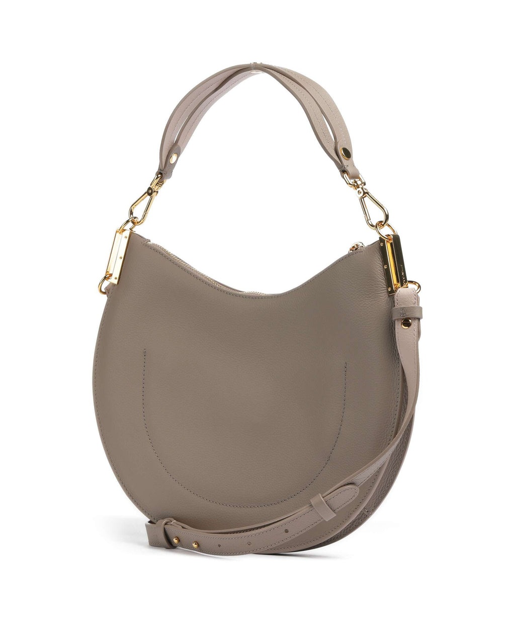 Coccinelle Sunup Hobo bag warm taupe/rosette