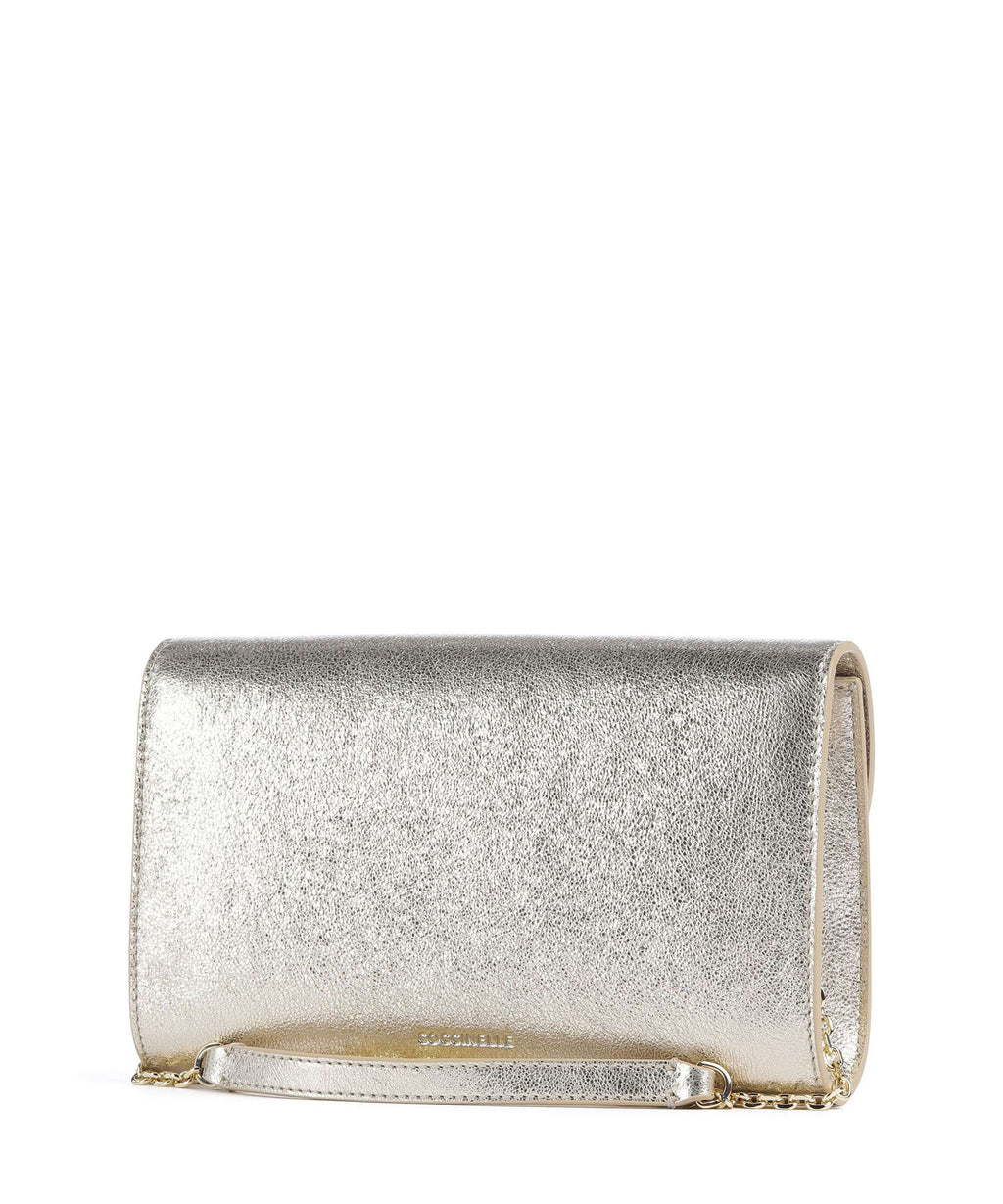 Coccinelle Nikla Smooth Crossbody bag pale gold