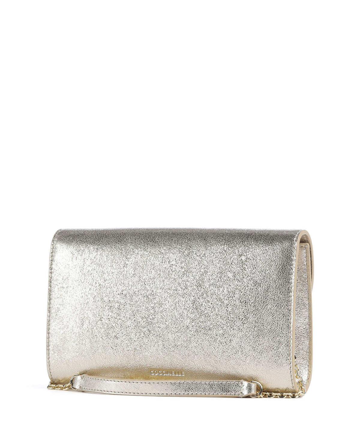 Coccinelle Nikla Smooth Crossbody bag pale gold
