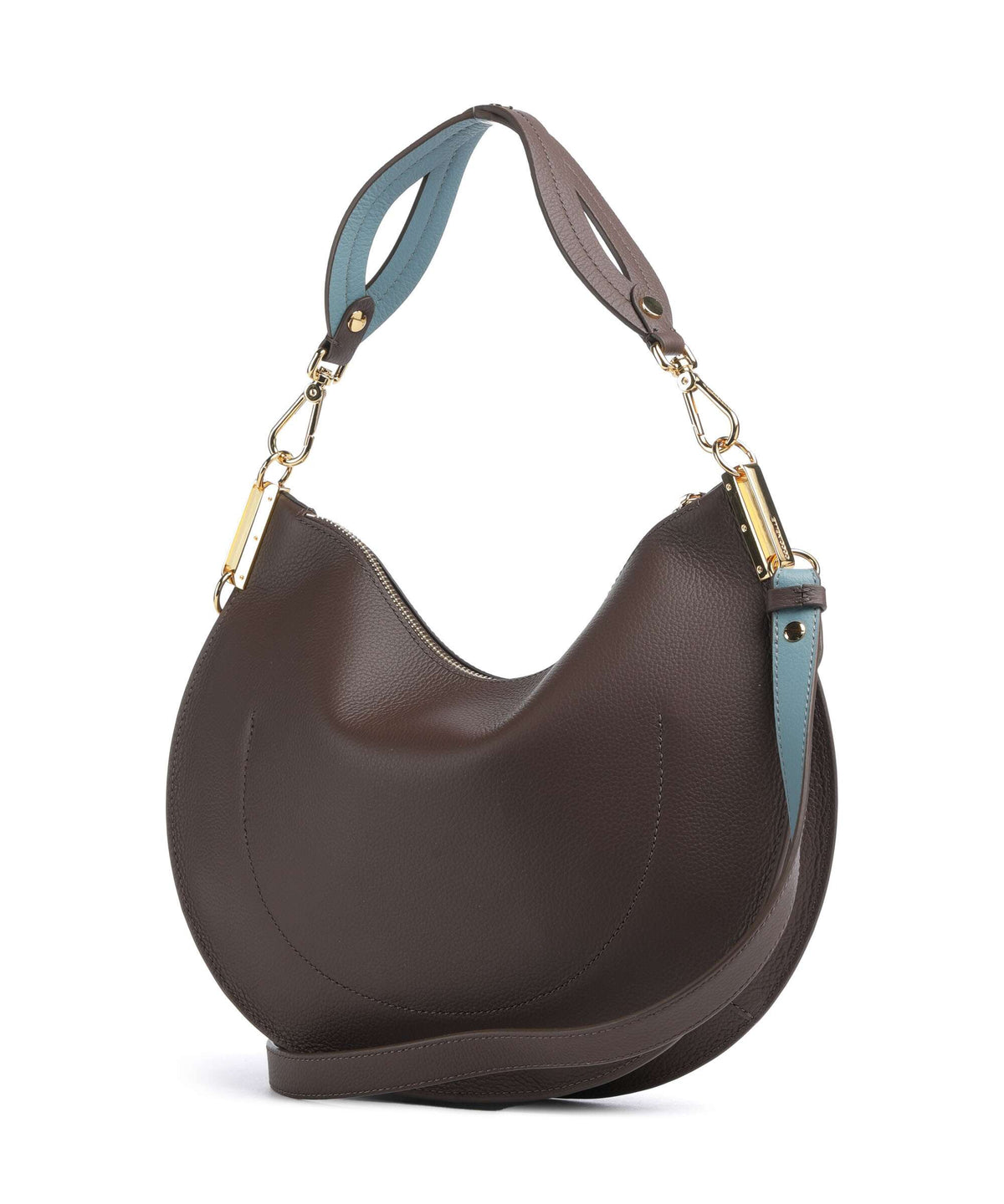 Coccinelle Sunup Hobo bag brunet/arctic blue